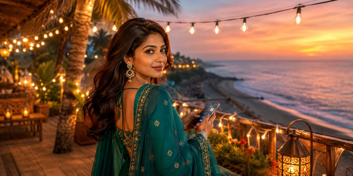 কক্সবাজার সমুদ্র সৈকতে মোবাইলে অনলাইন বেটিং উপভোগ করছেন একজন ব্যবহারকারী